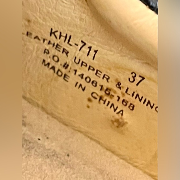 Alegria Black Textured Leather Loafers Silver Buckle Velcro Close 6.5 US 37 EUR - Picture 9 of 17